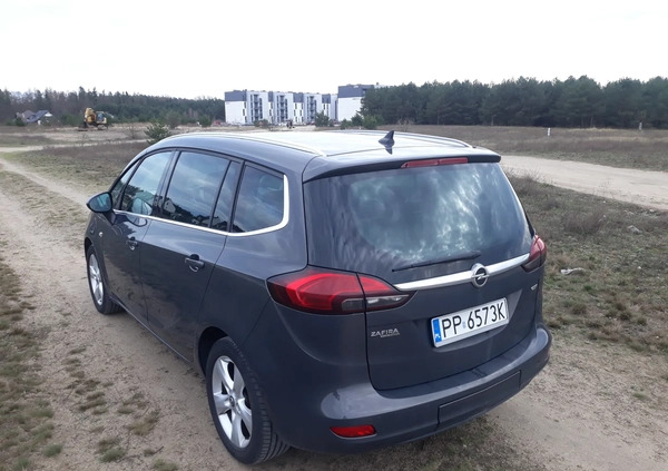 Opel Zafira cena 36900 przebieg: 252000, rok produkcji 2014 z Piła małe 497